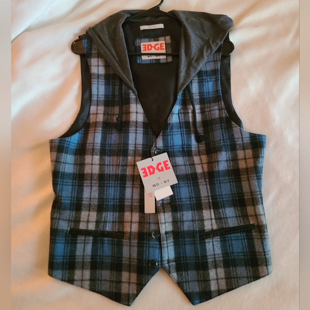 Edge Men's Vest with Hood size Large